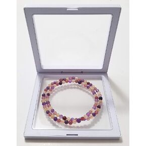 JM Large Set of 10 Transparent 3D Floating Frame Display Holder/Box/Frames for Challenge Coins, AA Medallions, Antique, Jewelry, Gift, White, 5.5 x 5.5 x 0.75 Inches