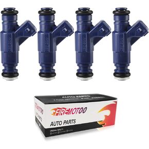 Fuel Injectors set of 4 Compatible with Audi A4 2001-2006 A4 Quattro 2001-2005 Volkswagen 2000-2005 Passat 1.8L I4 Replace 0280156065 06B133551M 0280156070 4 Holes