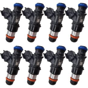 8Pcs 217-1621 12580681 Fuel Injectors 2 Holes Engine for Chev-y SSR Trailblazer Avalanche Silverado,GM-C Envoy Sierra 1500/2500 Yukon Savana, Saa-b 9-7X Ascender Rainier INJ515