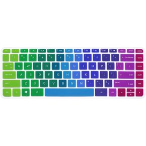 Keyboard Cover Compatible for HP 14-ab 14-ac 14-ad 14-an Series, 14-ab010 / ab166us 14-ac159nr 14-al062nr 14-an010nr / an013nr / an080nr, 14" HP Stream 14-ax010nr, HP Envy 14-j0 Series (Pink Ombre