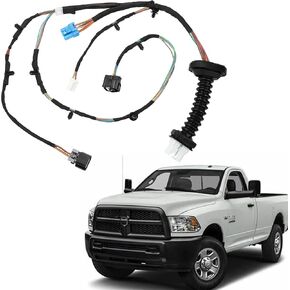 RED WOLF Door Wire Harness Connector Compatible with Dodge Ram 1500/2500/3500 2002-2010 Mount on Driver Passenger Door Harness Replace Dorman 645-506 6051931AA 56051931AB