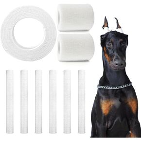 مجموعة أدوات نشر الأذن من ziyue Doberman، مجموعة شريط العناية بأذن الكلب وأذن الكلب لكلاب Doberman Pinscher