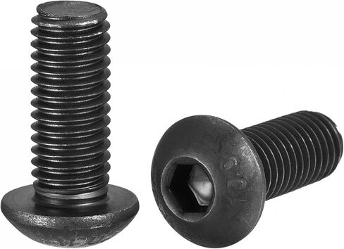 uxcell M10x25mm Hex Socket Button Head Cap Bolts Screws Alloy Steel 15pcs in Saudi Arabia