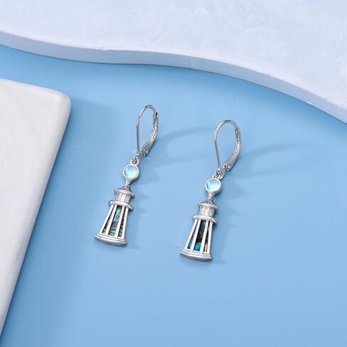 Moonstone Tree of Life Earrings 925 Sterling Silver Earrings Dangle Tree of Life Moonstone Jewelry Mother's Day… in Kuwait