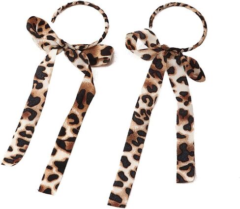 Fabric Half Hoop Earring for Women Girls Sweet Delicate Cloth Bow Earrings Style Unique Long Ribbon Bowknot Tassel Dangle Drop Earrings Fashion Bohemian Lightweight Handmade Jewelry Gift in Saudi Arabia