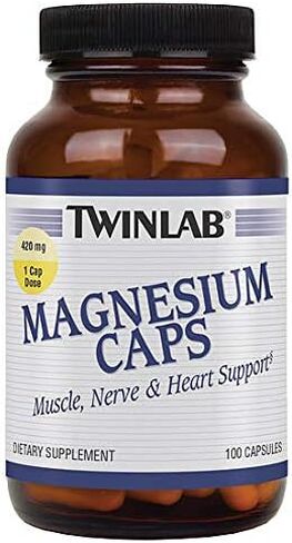 Twinlab Magnesium Capsules, 420 milligrams, 100 Capsules in Saudi Arabia