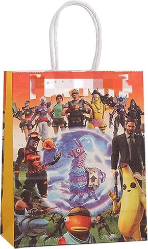 KDMOWHON Gaming Themed Gift Bags, 4 Styles, 3 Per Style, 8.2x5.9x3.1 Inches, Carry Handle, Assorted Toy & Treat Bags in Saudi Arabia