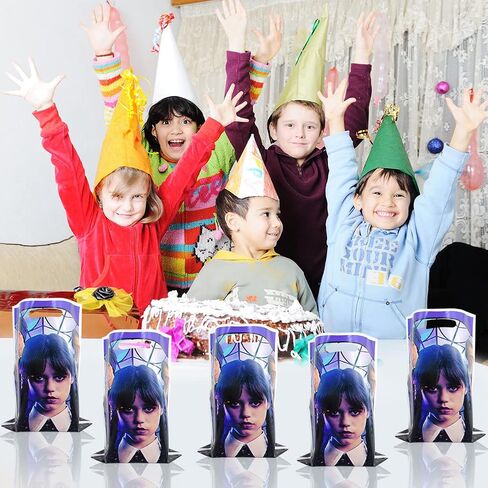 30pcs Wednesday Adams Party Favors Party Gift Bags, Wednesday Party Supplies, Addams Party Favors Birthday Decorations in Saudi Arabia