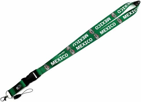 Pinstant National Football Soccer Team International Sports Detachable 22" Neck Lanyard Keychain Holder ID Badge Strap in Kuwait