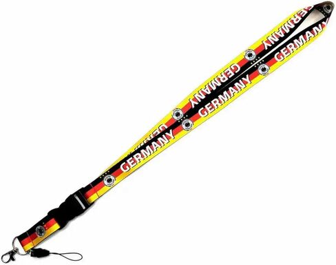 Pinstant National Football Soccer Team International Sports Detachable 22" Neck Lanyard Keychain Holder ID Badge Strap in Kuwait