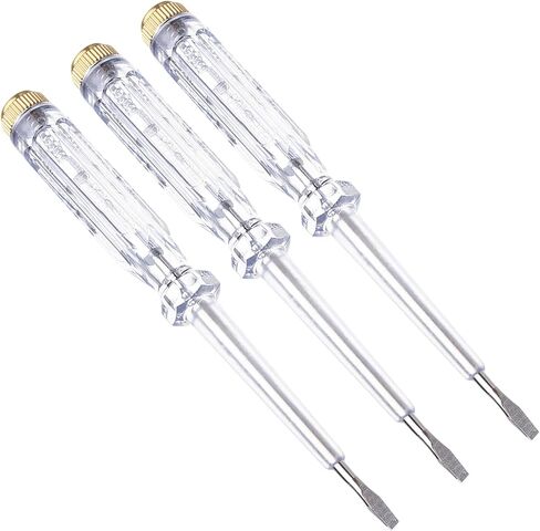 Heyiarbeit Contact Voltage Tester Pen DC & AC100-1000V Voltage Detector Pen Electrical Tools Electrical Tester Circuit Tester Detector Circuit Test Pen 3Pcs in Saudi Arabia