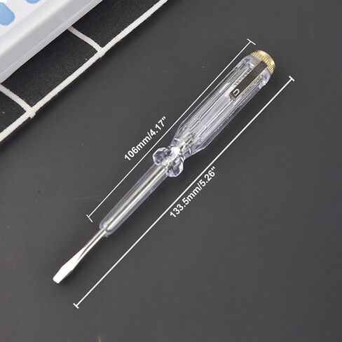 Heyiarbeit Contact Voltage Tester Pen DC & AC100-1000V Voltage Detector Pen Electrical Tools Electrical Tester Circuit Tester Detector Circuit Test Pen 3Pcs in Saudi Arabia
