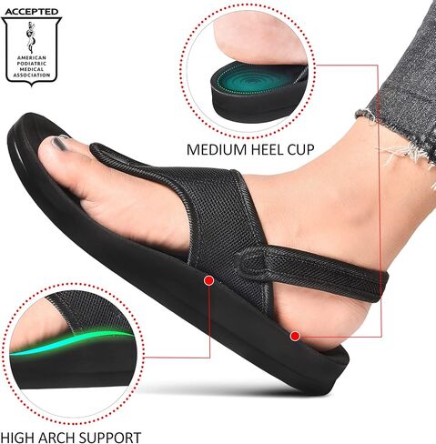 AEROTHOTIC Women's Coral Arch Support Back Strap Sandals in Saudi Arabia