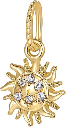 9 Pack Plated Silver Spacer Beads European Charms fit Pandora Bracelet CZ Enamel Pendant Safety Chain Set Gold Heart in Saudi Arabia