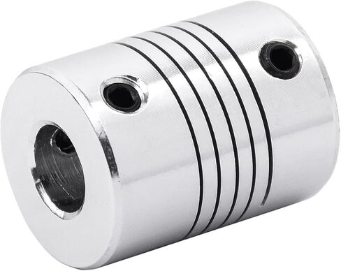 5 قطعة 8 مللي متر إلى 8 مللي متر وصلات مرنة 25 مللي متر طول 19 مللي متر قطر رمح وصلات للطابعة ثلاثية الأبعاد و ماكينة بتحكم رقمي بالكمبيوتر in Kuwait