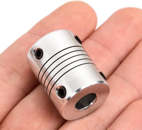 5 قطعة 8 مللي متر إلى 8 مللي متر وصلات مرنة 25 مللي متر طول 19 مللي متر قطر رمح وصلات للطابعة ثلاثية الأبعاد و ماكينة بتحكم رقمي بالكمبيوتر in Kuwait