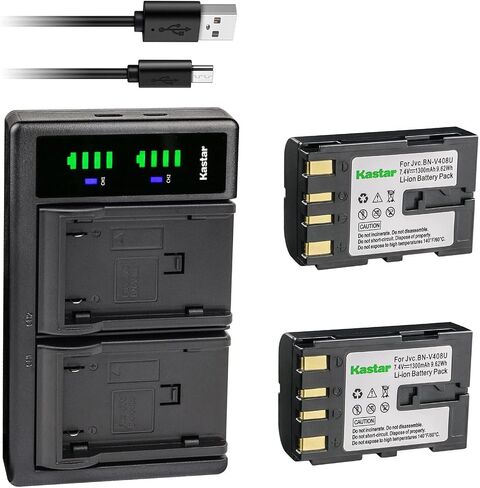 Kastar 1-Pack Battery and LTD2 USB Charger Replacement for JVC GR-DVL810, GR-DVL815, GR-DVL817, GR-DVL820, GR-DVL822, GR-DVL828, GR-DVL865, GR-DVL867, GR-DVL900, GR-DVL910, GR-DVL915, GR-DVL920 in Saudi Arabia