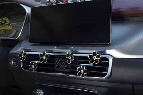 12 Alloy Daisy flower Car Perfume Clip, Car Aromatherapy Clip, Car Air Refreshing Clip, Car Fragrance Decoration in Saudi Arabia