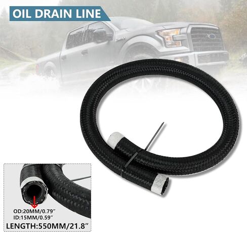 مجموعة كاملة لتغذية الزيت لخط إرجاع زيت الشاحن التوربيني متوافقة مع T3 T4 GT35 T70 T61 T66 T04E in Kuwait