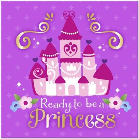 Sofia the First Princess Birthday Party Supplies Bundle Pack includes Lunch Plates, Lunch Napkins, Table Cover, Centerpiece, Invitations and Thank You Notes, Stickers (Bundle for 16) in Saudi Arabia