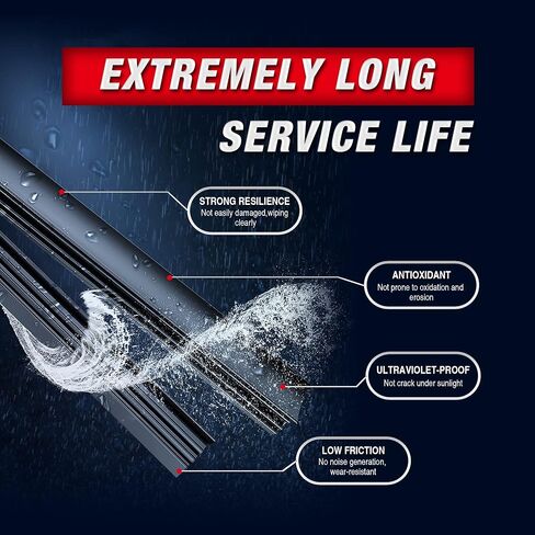 3 مساحات 26 بوصة/17 بوصة/14 بوصة استبدال شفرات ممسحة الزجاج الأمامي لمازدا CX-9 2015 2014 2013 2012 2011 2010 2009 2008 2007 جودة المصنع الأصلي، خطاف U/J in Kuwait