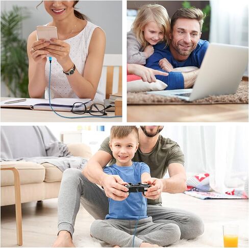 2 حزمة 6FT S24 Ultra Samsung Android شاحن سلك USB C لكتابة كابل شحن سريع 3.1A سلك طاقة للهاتف Samsung Galaxy A15 A55 A35 A54 A14 5G S24 S23 S22 S21 FE، iPhone 15 Pro Max 15 Plus 15 in Kuwait