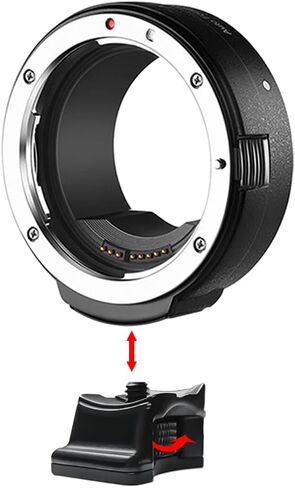 حلقة محول عدسة التركيز التلقائي EOS R لعدسات سلسلة Canon EF/EF-S لكاميرات Canon EOS R RP R3 R5 R50 R6 R6II R7 R8 R10 R100 in Kuwait