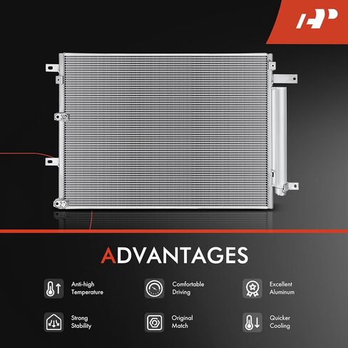 مكيف هواء ممتاز A/C مكثف متوافق مع جيب شيروكي 2014-2018، استبدال # 52014775AB in Kuwait