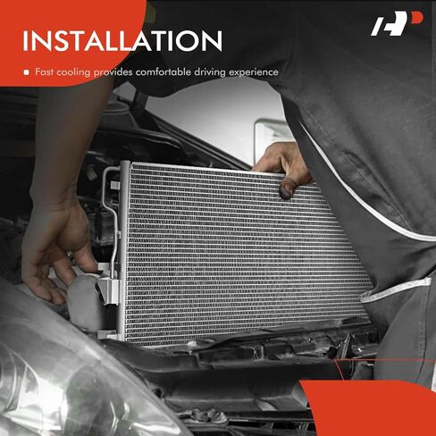 مكيف هواء ممتاز A/C مكثف متوافق مع جيب شيروكي 2014-2018، استبدال # 52014775AB in Kuwait