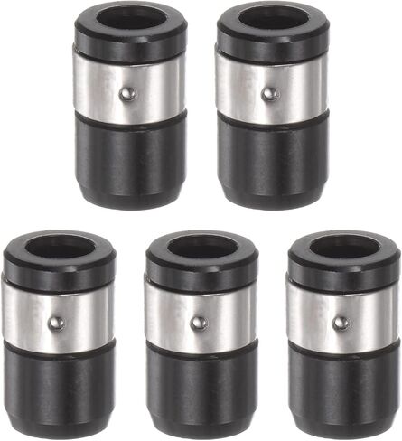 5pcs Magnetic Screw Ring Holder Removable Bit Magnetizer for 1/4" Hex Shank Screwdriver Power Bits, Black in Saudi Arabia