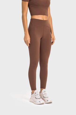 سراويل ضيقة للتمرين من ألتيلاند للنساء مع جيوب، سراويل يوجا للتحكم في البطن، كابريس رياضي لرفع المؤخرة في صالة الألعاب الرياضية 25 بوصة in Kuwait