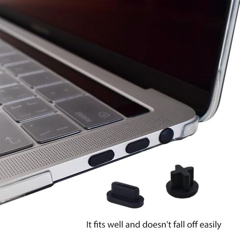 14 Pcs Dust Plugs Cover for MacBook Air 13.6" 15.3" M3 A3113 A3114 M2 A2681 A2941 M1 A2337 A2179 A1932,MacBook Pro 14" 16" M3-M1 Pro/Max,MacBook Pro 13 M1 M2 A2338/Pro 15, USB C Anti Dust Plug Caps in Saudi Arabia