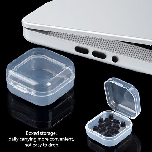 14 Pcs Dust Plugs Cover for MacBook Air 13.6" 15.3" M3 A3113 A3114 M2 A2681 A2941 M1 A2337 A2179 A1932,MacBook Pro 14" 16" M3-M1 Pro/Max,MacBook Pro 13 M1 M2 A2338/Pro 15, USB C Anti Dust Plug Caps in Saudi Arabia