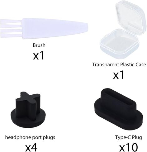 14 Pcs Dust Plugs Cover for MacBook Air 13.6" 15.3" M3 A3113 A3114 M2 A2681 A2941 M1 A2337 A2179 A1932,MacBook Pro 14" 16" M3-M1 Pro/Max,MacBook Pro 13 M1 M2 A2338/Pro 15, USB C Anti Dust Plug Caps in Saudi Arabia