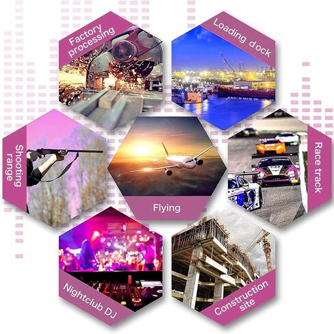 سدادات أذن للنوم - 4 أزواج من سدادات أذن سيليكون قابلة لإعادة الاستخدام عازلة للضوضاء - سدادات أذن مقاومة للماء ومتينة عازلة للضوضاء بأربعة ألوان in Kuwait