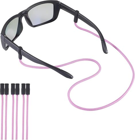 Sunglasses Strap, Eyeglasses String Holder Straps Rope, 3pcs Premium Sunglasses Chains, Leash Eyewear Retainer and Glasses Strap for Men Women kids - Sunglass Lanyard Cord Neck Retainer(3pcs Black) in Saudi Arabia