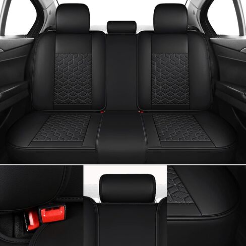 Tapha Executive Leatherette Car Seat Cover & Cushion Set, Breathable and Water-Resistant, Universal Fit for Car SUV & Truck (Front Seats Only, Beige) (TAP-01-A4) in Kuwait