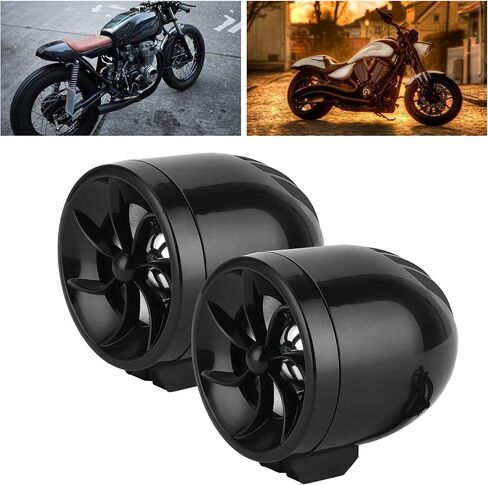 Fydun Motorcycle Speaker 12V Waterproof Speaker for Audio Music Amplifier High Power Loudspeaker with Light Effect Plug and Play in Saudi Arabia