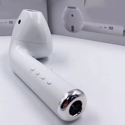 مكبر صوت GOWENIC، مكبر صوت لاسلكي محمول على شكل سماعة أذن كبيرة للهاتف اللوحي والكمبيوتر الشخصي، ستيريو قابل لإعادة الشحن in Kuwait