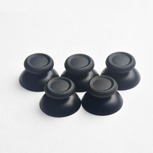 قطعتان من أغطية قبضة اليد التناظرية البديلة لجهاز Sony Playstation Dual Shock 4 PS4 Slim/Pro Controller، أسود in Saudi Arabia