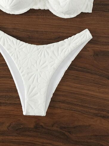SOLY HUX Women's Two Piece Swimsuit Bathing Suits Solid Underwire Bikini Sets in Kuwait