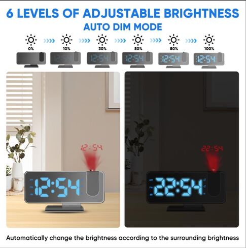 Clock Radio Alarm Clocks for Bedrooms in Saudi Arabia
