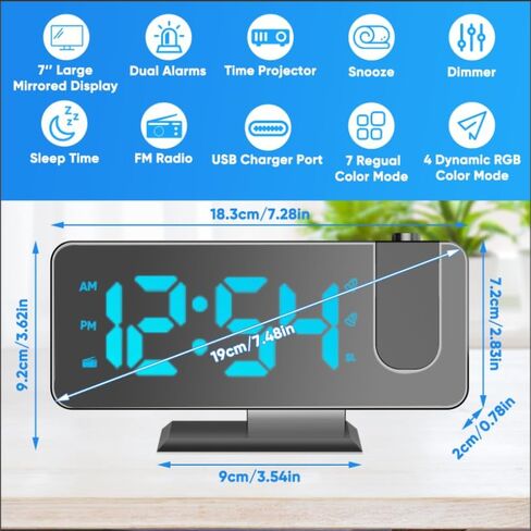 Clock Radio Alarm Clocks for Bedrooms in Saudi Arabia