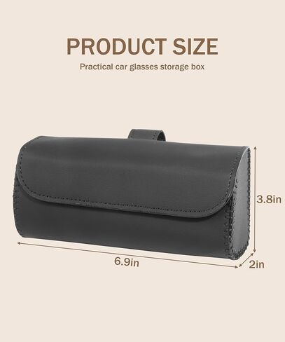 Sunglasses Holder for Car,Car Accessories Car Sunglasses Holder,Car Visor Sunglasses Case,Auto Eyeglasses Organizer Box,Sun Visor Organizer Eyeglasses Protective Storage Box in Saudi Arabia
