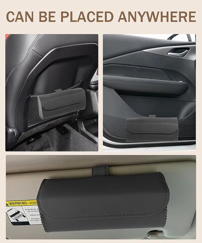 Sunglasses Holder for Car,Car Accessories Car Sunglasses Holder,Car Visor Sunglasses Case,Auto Eyeglasses Organizer Box,Sun Visor Organizer Eyeglasses Protective Storage Box in Saudi Arabia