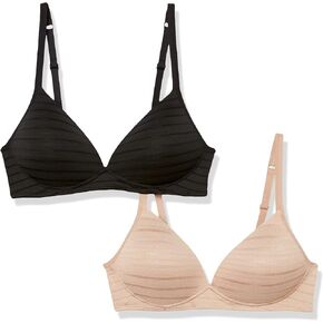Warner's Women's Blissful Benefits Wireless Lift T-Shirt Bra 2-Pack Rn1102w
