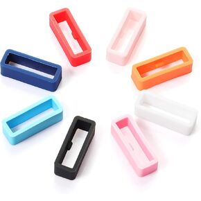 Vivosmart HR Fastener Ring Approach X40 Band Keeper Colorful Watch Band Holder Loop Compatible with Garmin Vivosmart HR+/Vivosmart HR/Vivoactive 4S/Vivomove 3S/Approach X40/Approach X10
