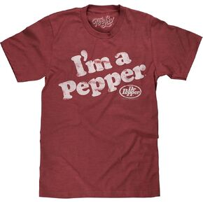 تي شيرت رجالي من Tee Luv Dr Pepper - قميص بشعار I'm A Pepper