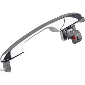JDMON Compatible with Exterior Chrome Right Passenger door handle Fiat 500 2012 2013 2014 2015 2016 2017 2018 Outside Handle Replace 68069942AC