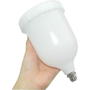 600mL Spray Gun Cup ABS Plastic Gravity Feed Paint Cup Replacement Pot withThread Connector for Most Automotive Series Spray Guns in Kuwait